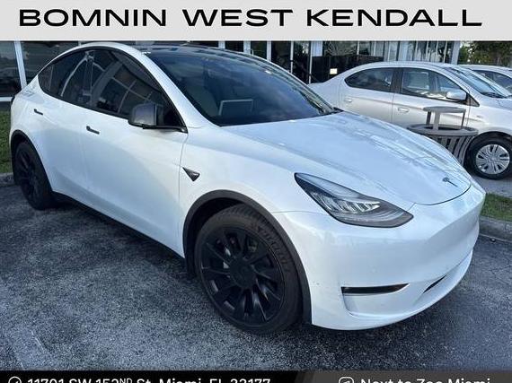 TESLA MODEL Y 2021 5YJYGAEE3MF305265 image
